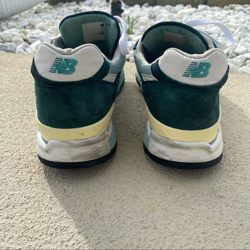 New Balance 998 Explore By Sea M998CSAM Men’s Size 13 Green White Abzorb USA - Picture 8 of 12